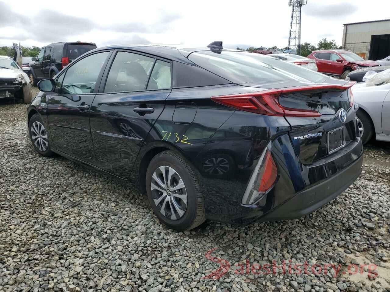 JTDKAMFPXM3184661 2021 TOYOTA PRIUS