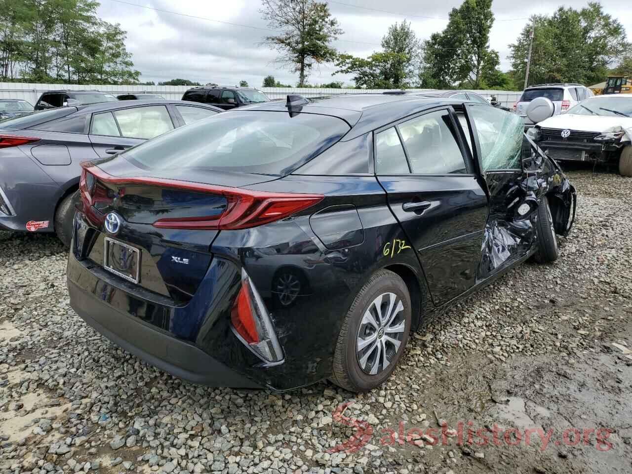 JTDKAMFPXM3184661 2021 TOYOTA PRIUS