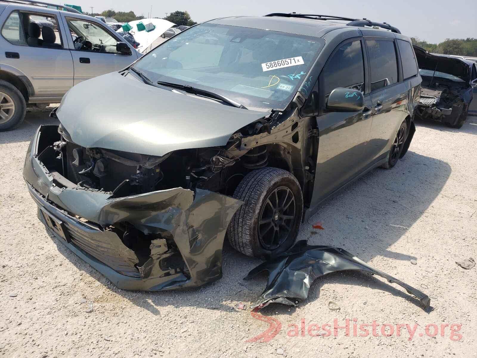 5TDYZ3DCXKS966628 2019 TOYOTA SIENNA