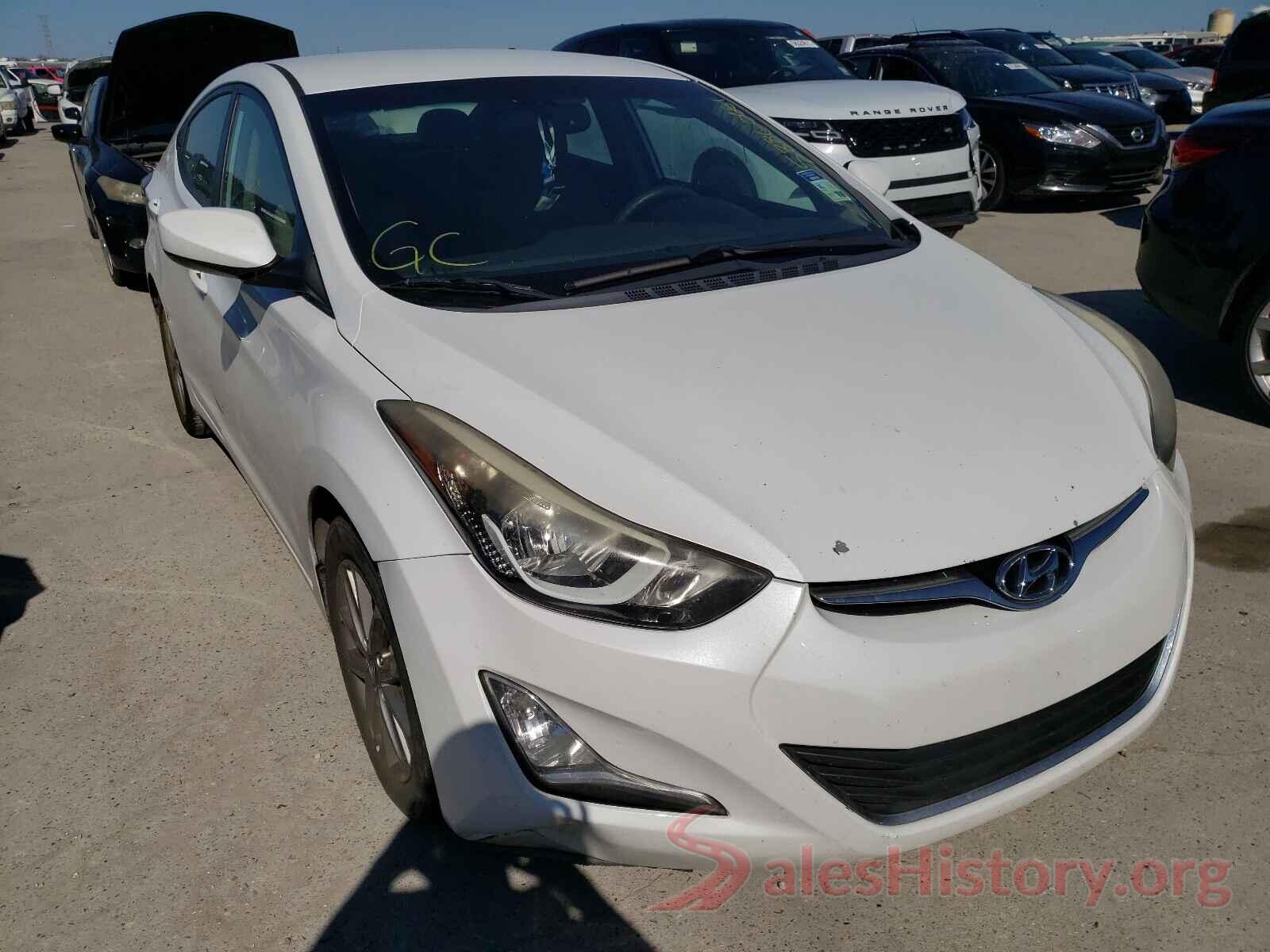 5NPDH4AE8GH656813 2016 HYUNDAI ELANTRA