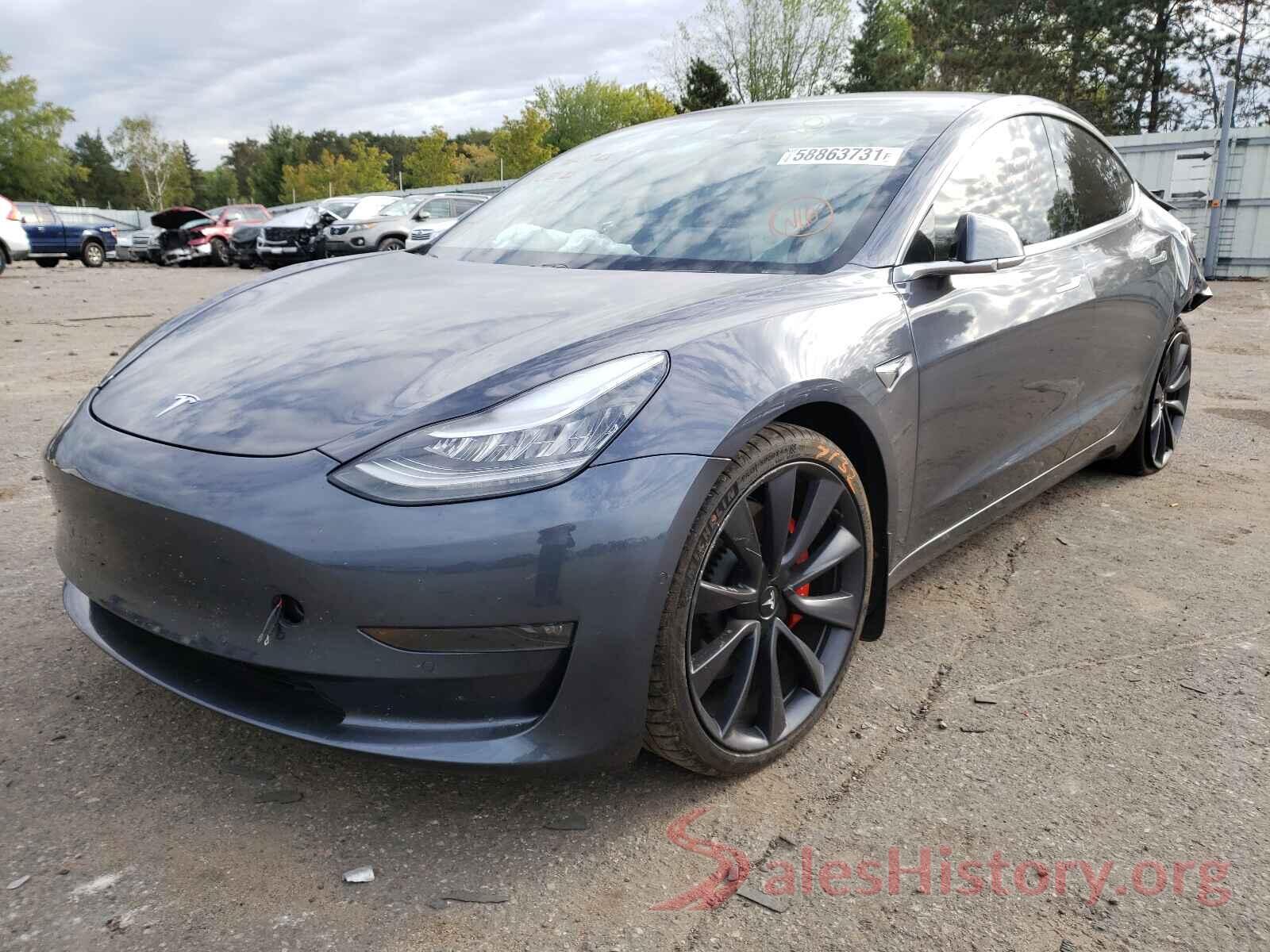 5YJ3E1EC0LF774973 2020 TESLA MODEL 3