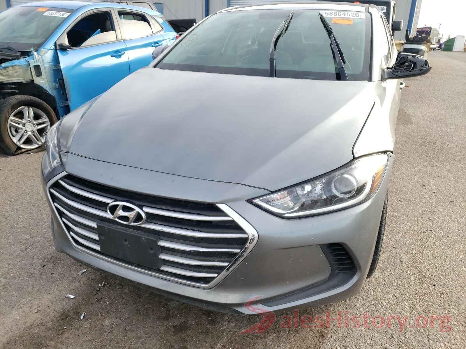 KMHD74LF7HU391913 2017 HYUNDAI ELANTRA