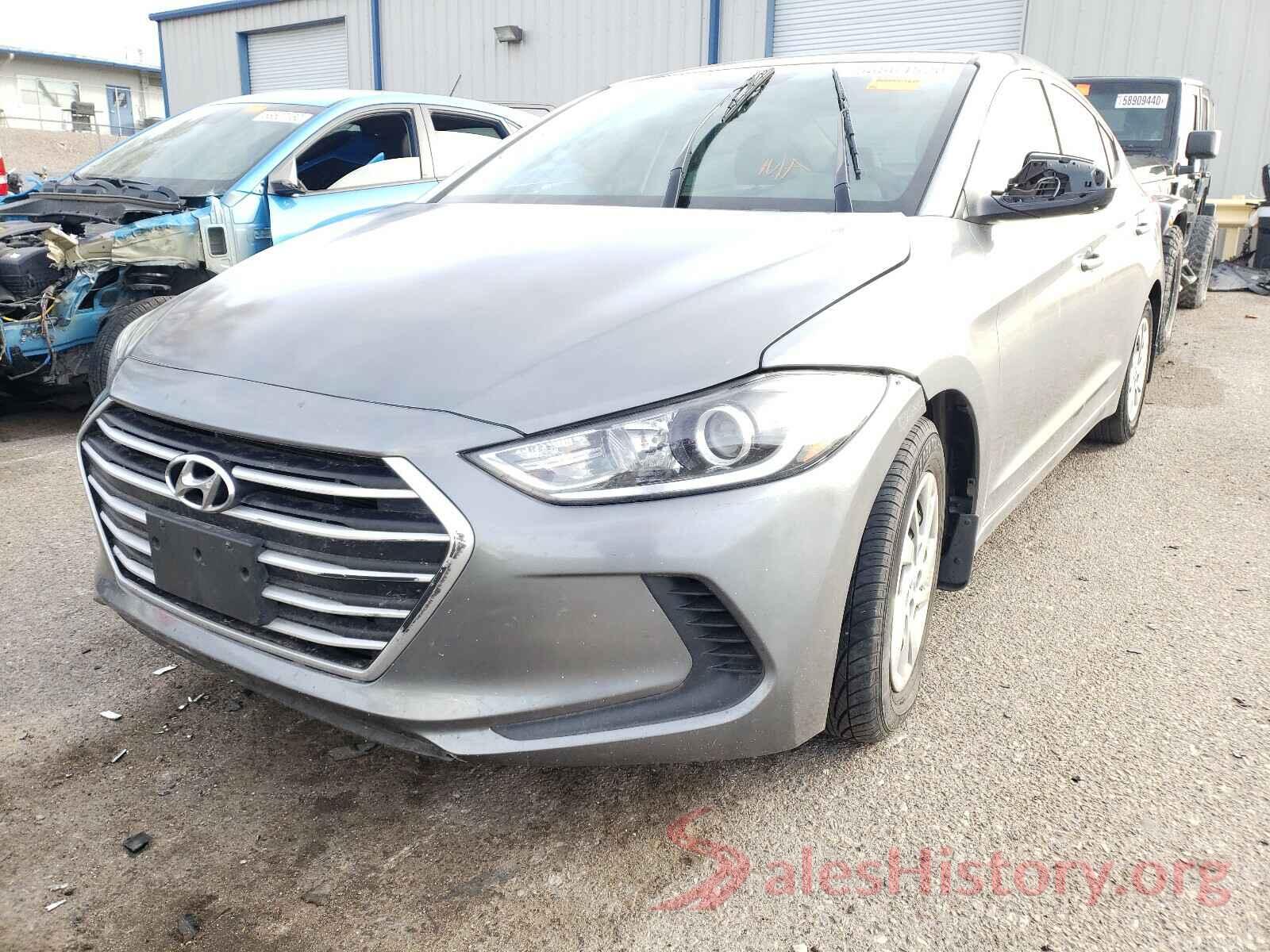 KMHD74LF7HU391913 2017 HYUNDAI ELANTRA