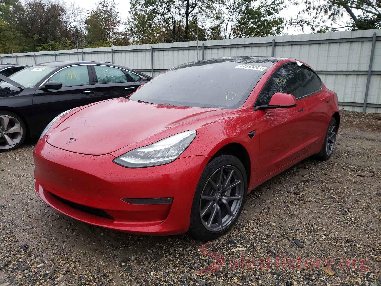 5YJ3E1EA7LF703574 2020 TESLA MODEL 3