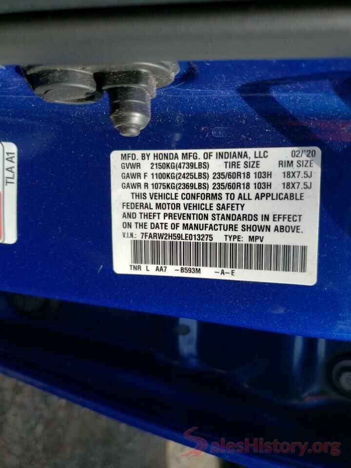 7FARW2H59LE013275 2020 HONDA CRV