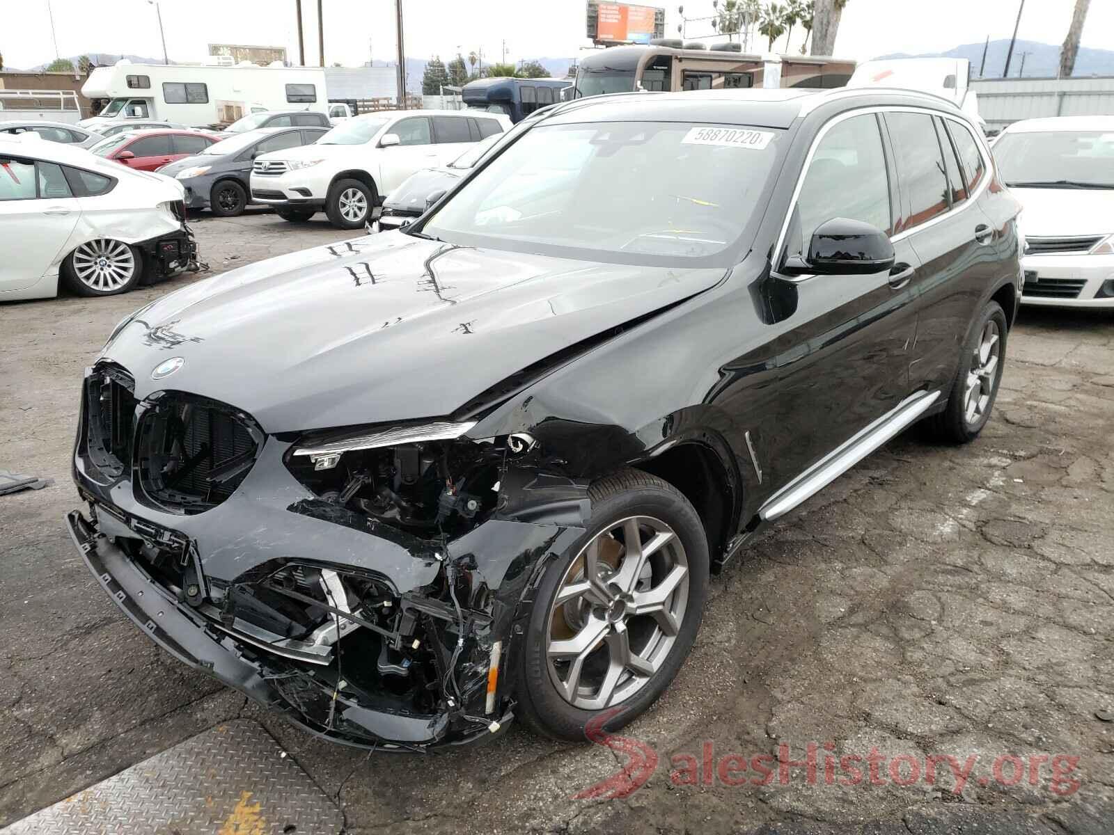 5UXTY3C03M9E60839 2021 BMW X3