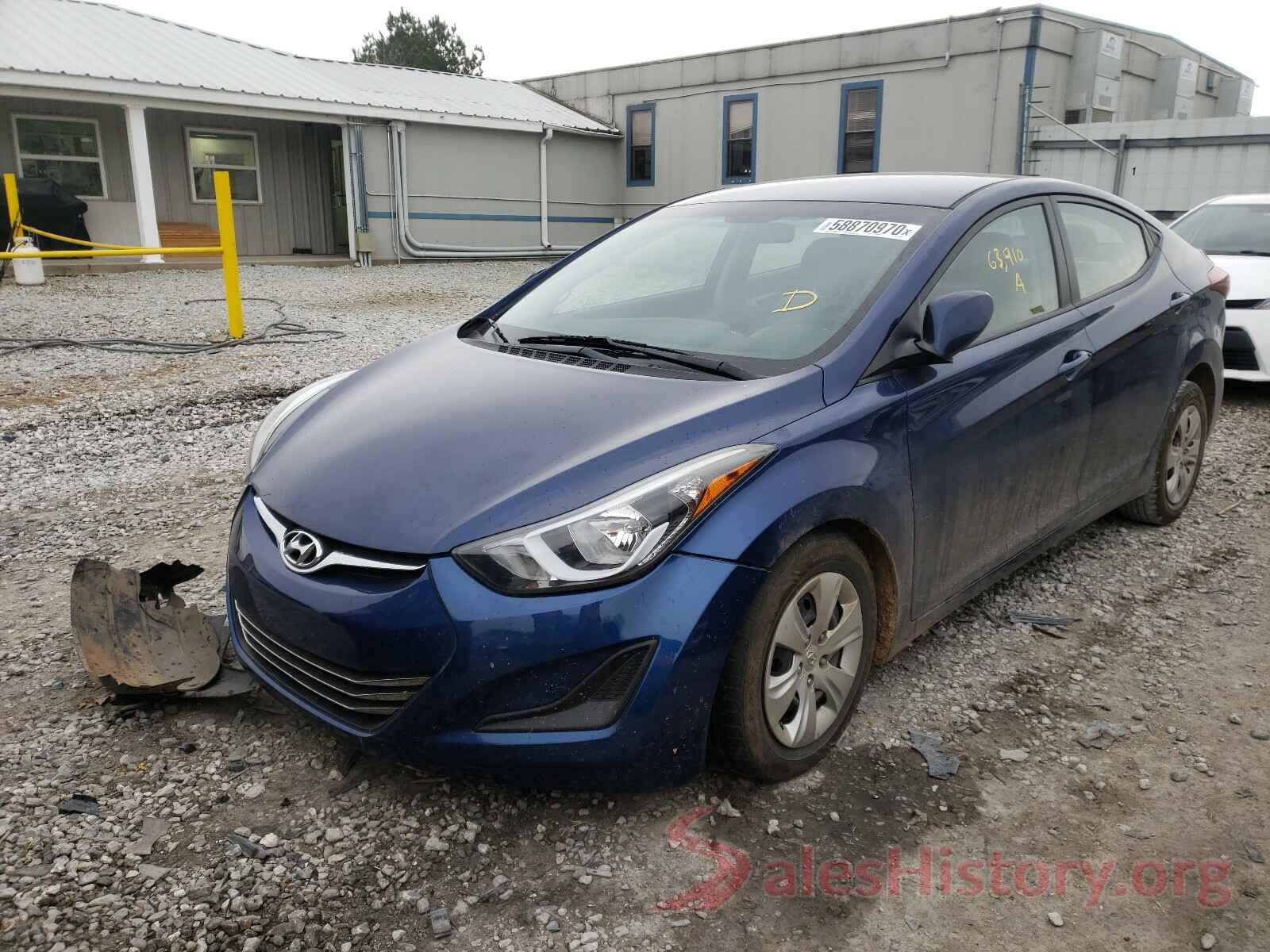 5NPDH4AE0GH684508 2016 HYUNDAI ELANTRA