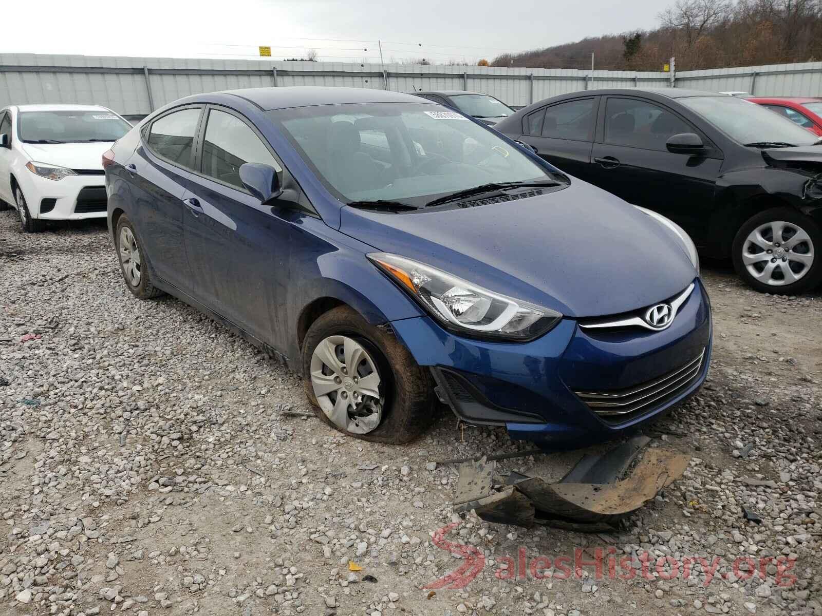 5NPDH4AE0GH684508 2016 HYUNDAI ELANTRA