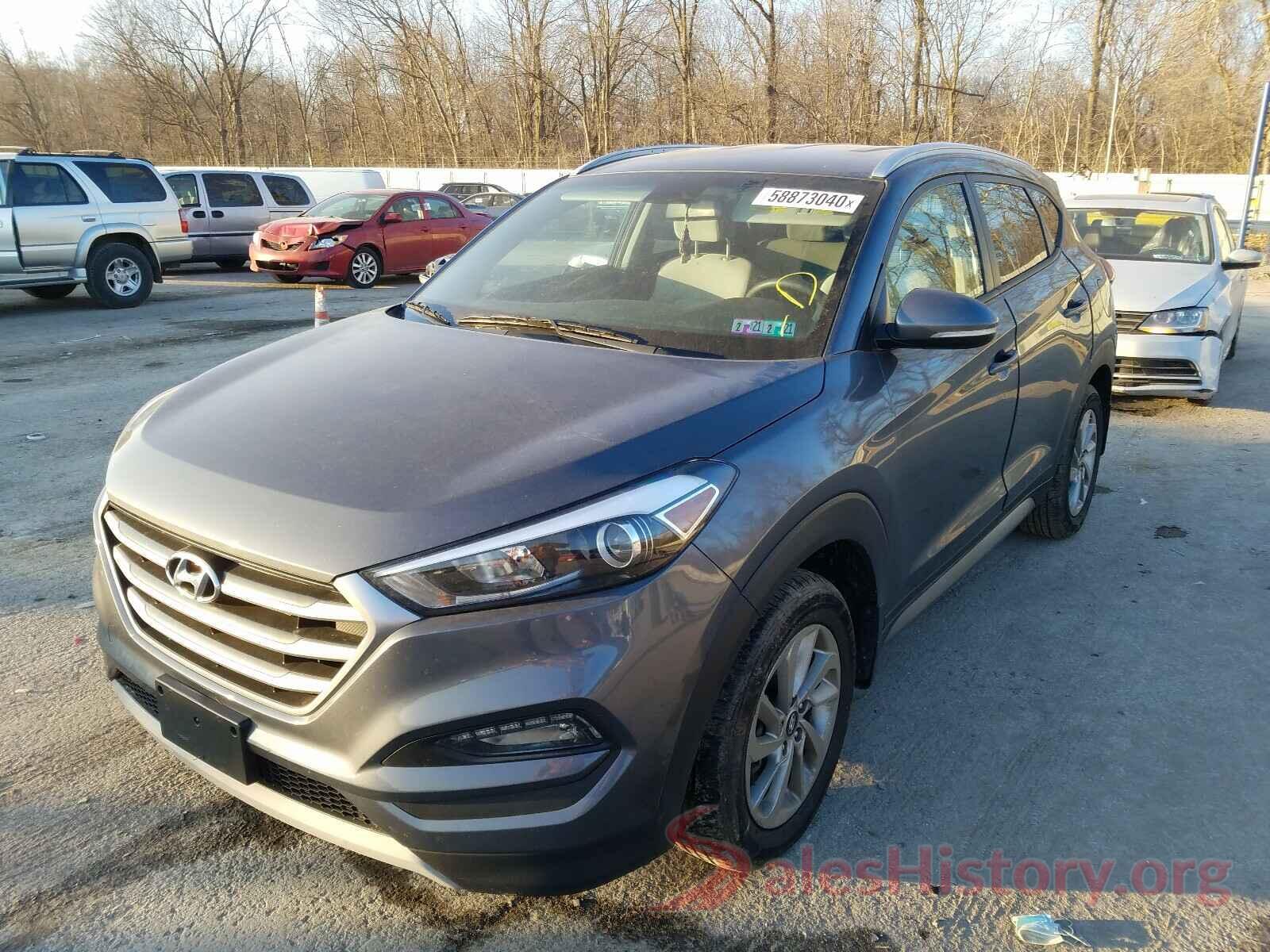 KM8J3CA2XHU345100 2017 HYUNDAI TUCSON