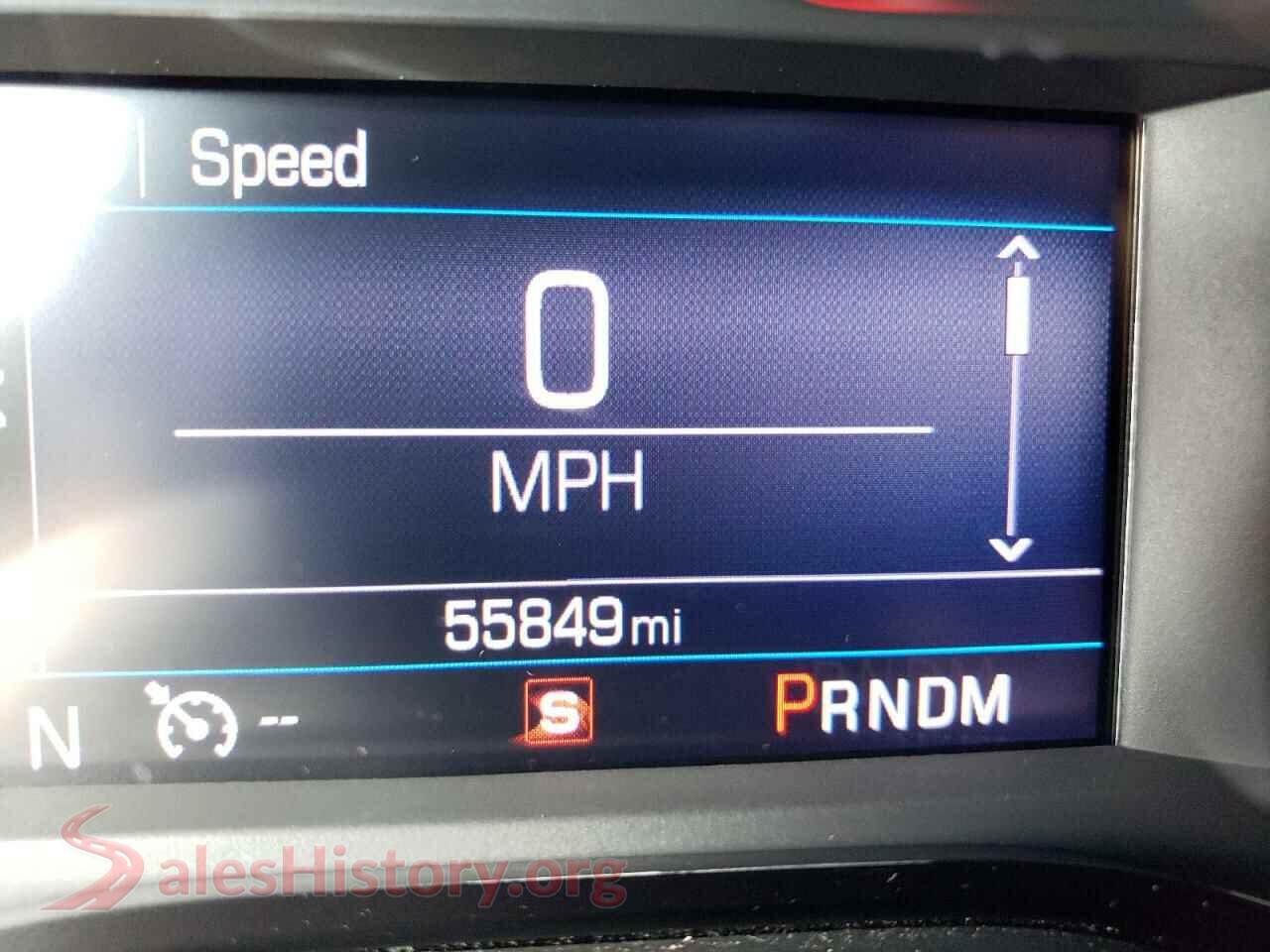 2019 CHEVROLET CAMARO VIN 1G1FB3DSXK0108574, interior dashboard
