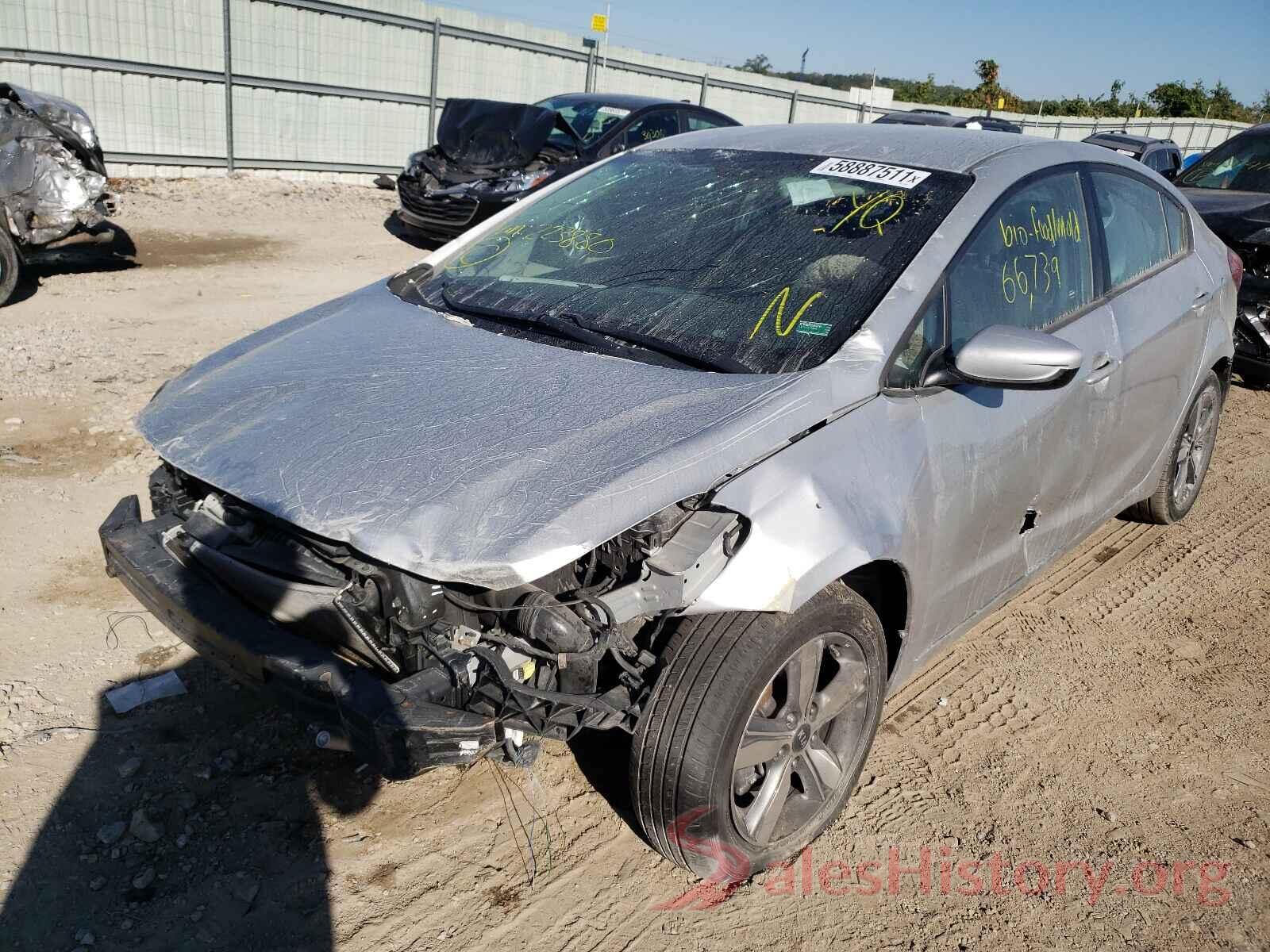 3KPFL4A70JE223880 2018 KIA FORTE