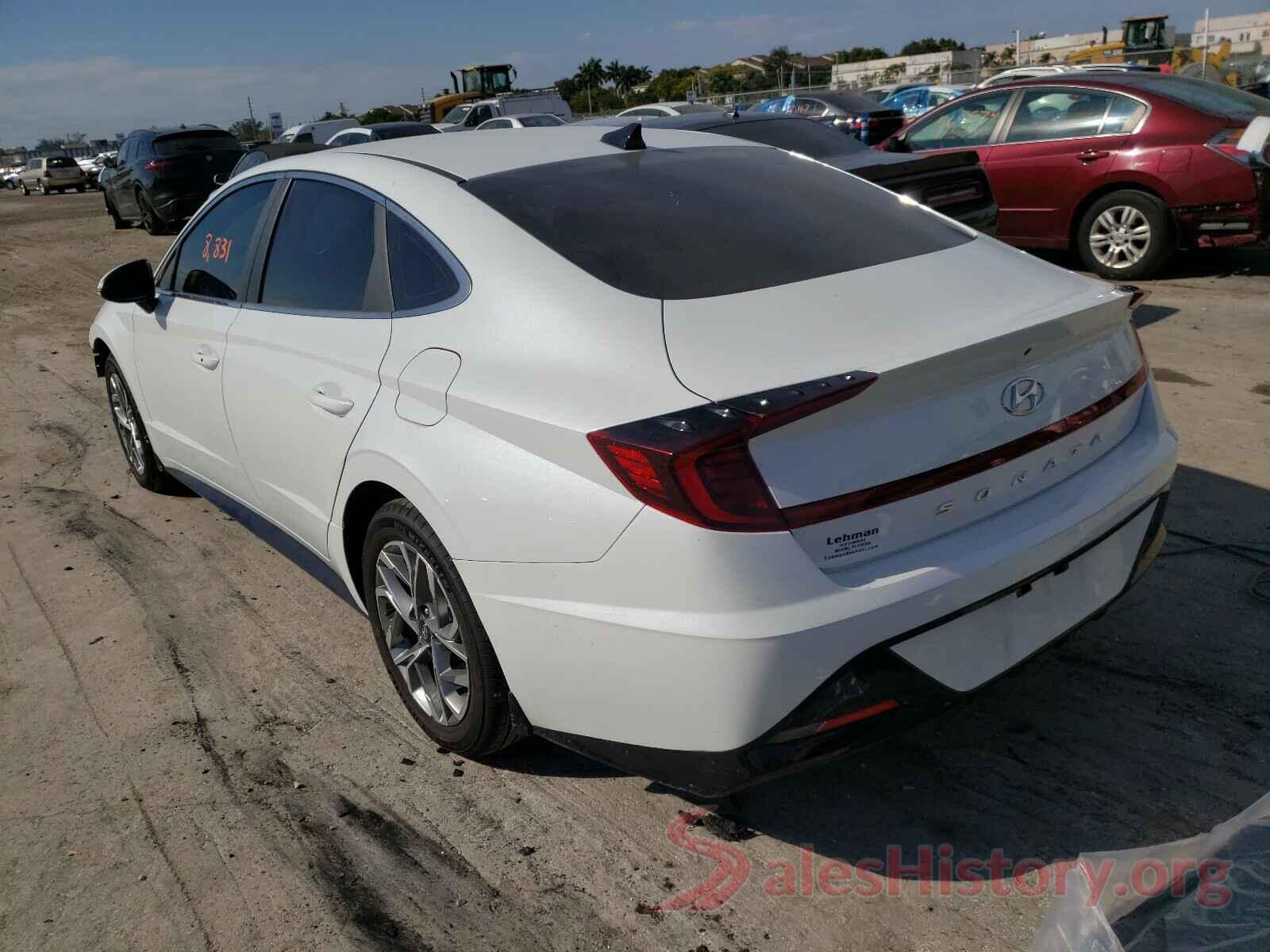 5NPEL4JA0LH044843 2020 HYUNDAI SONATA