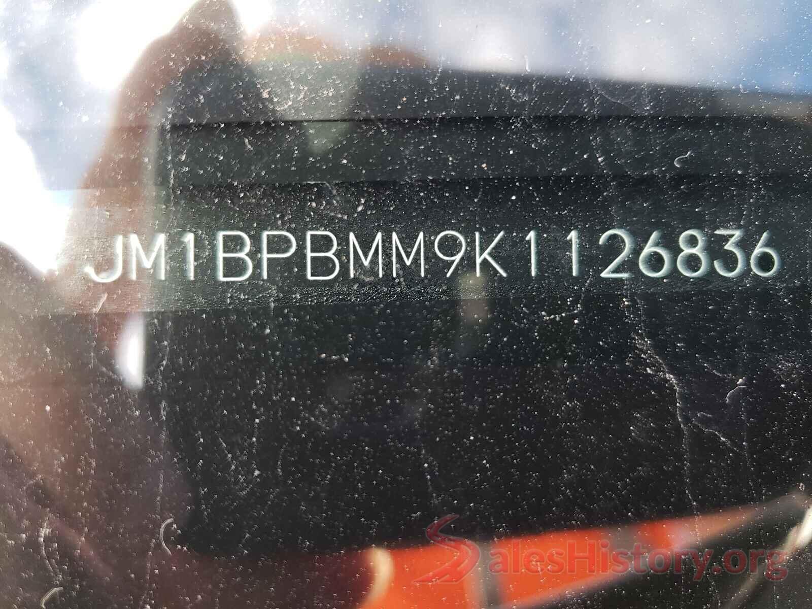 JM1BPBMM9K1126836 2019 MAZDA 3