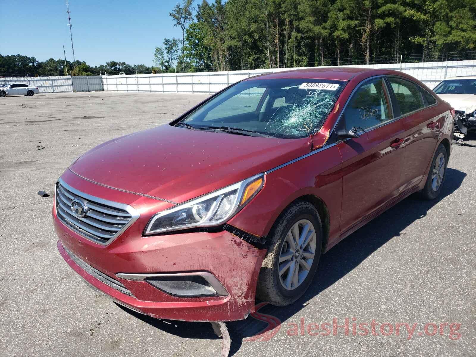 5NPE24AF5GH344933 2016 HYUNDAI SONATA