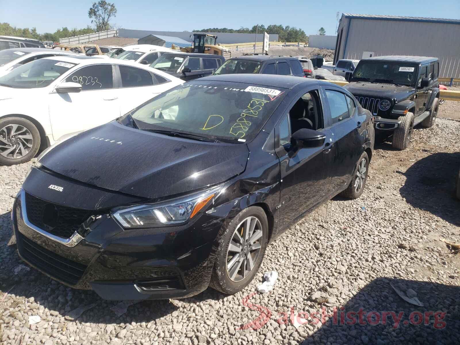 3N1CN8EVXLL872200 2020 NISSAN VERSA