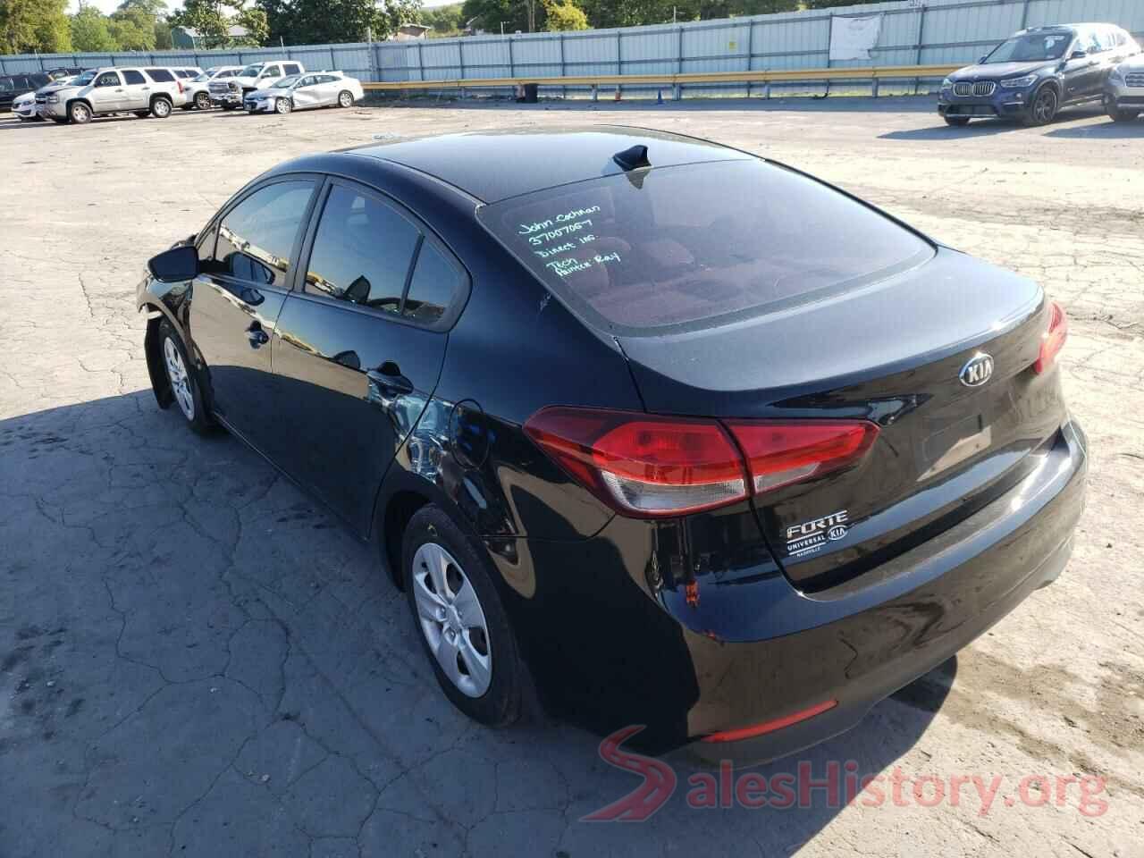 3KPFK4A7XHE020850 2017 KIA FORTE