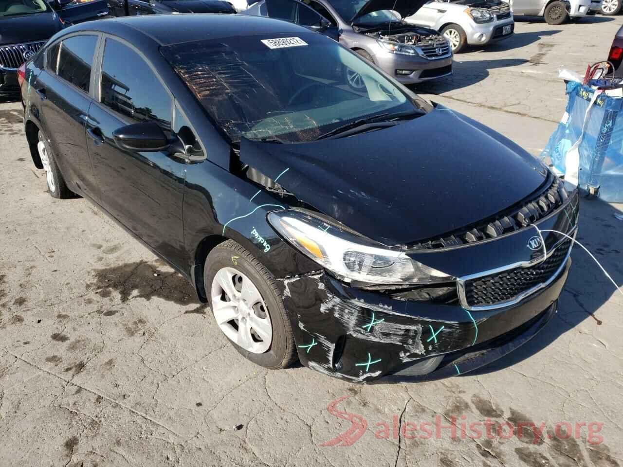 3KPFK4A7XHE020850 2017 KIA FORTE