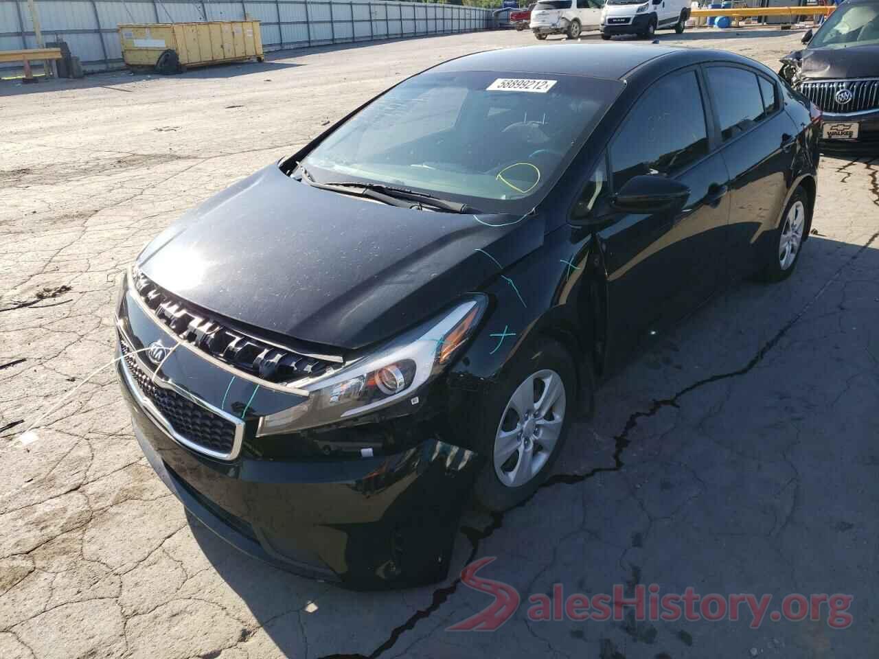 3KPFK4A7XHE020850 2017 KIA FORTE