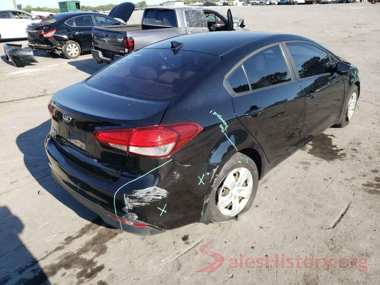 3KPFK4A7XHE020850 2017 KIA FORTE