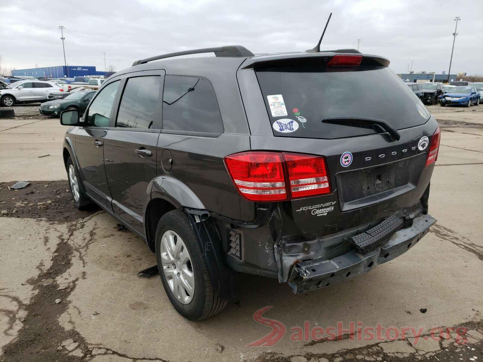 3C4PDCABXJT243307 2018 DODGE JOURNEY