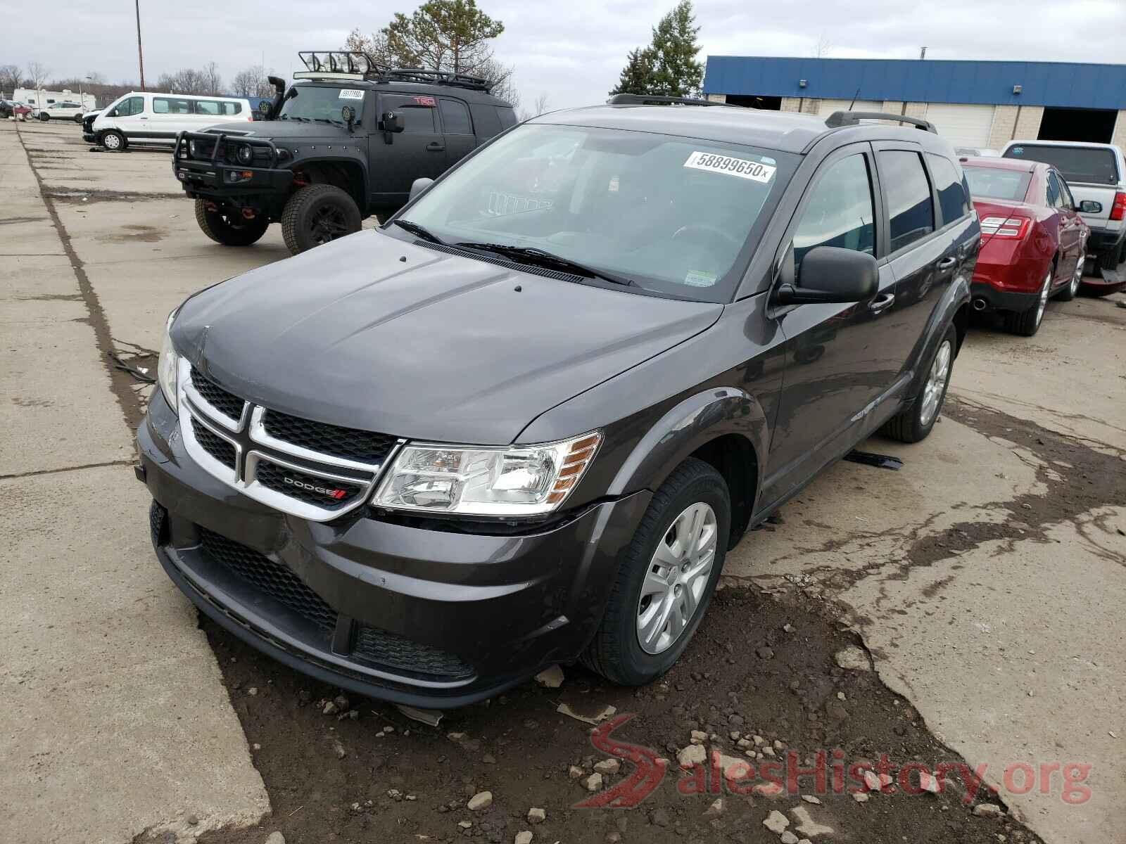 3C4PDCABXJT243307 2018 DODGE JOURNEY