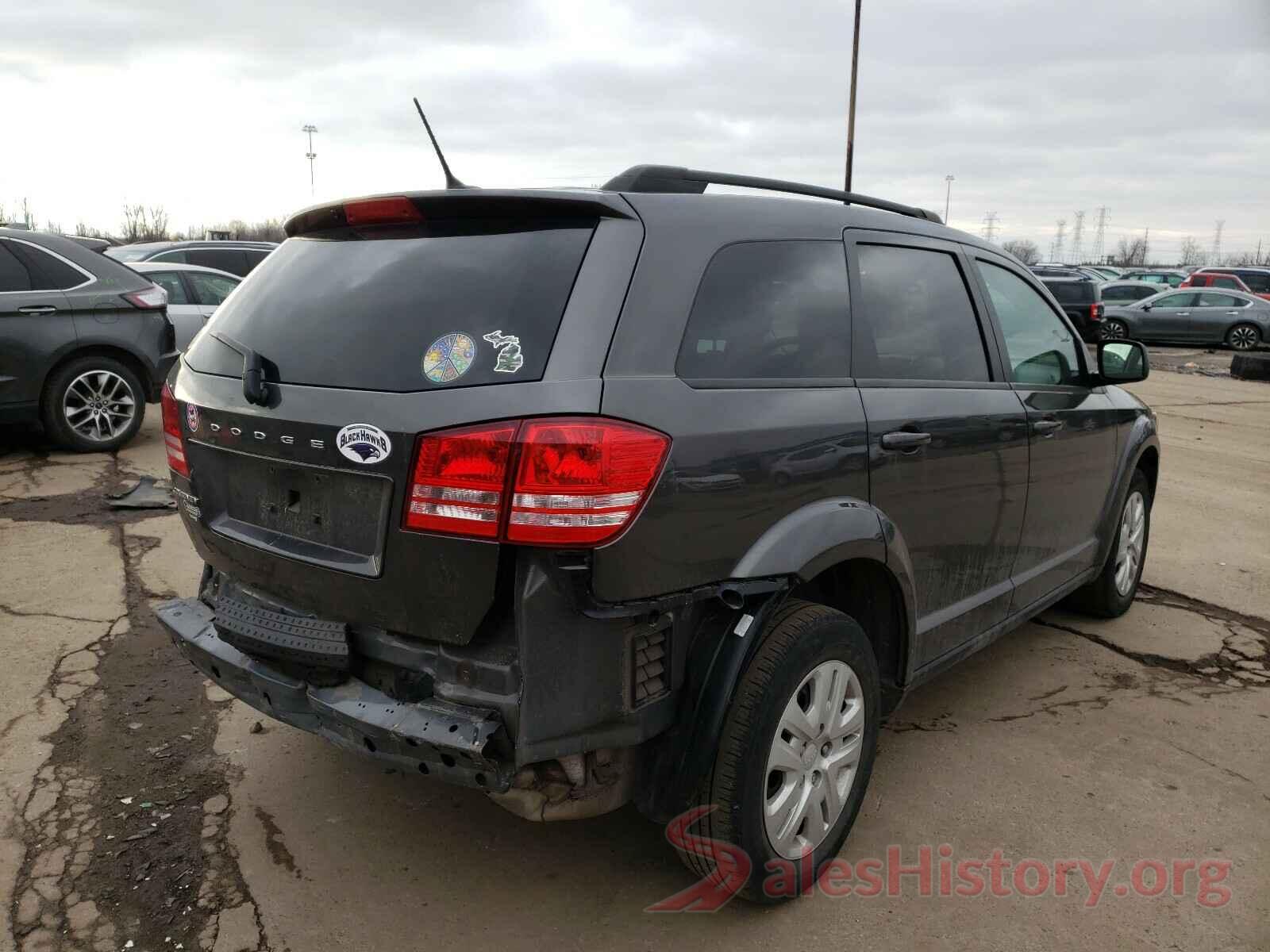 3C4PDCABXJT243307 2018 DODGE JOURNEY