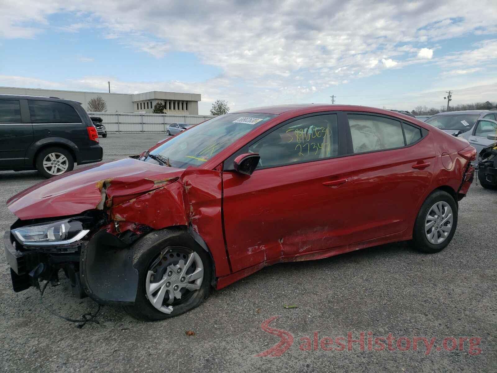 KMHD74LF4HU189854 2017 HYUNDAI ELANTRA