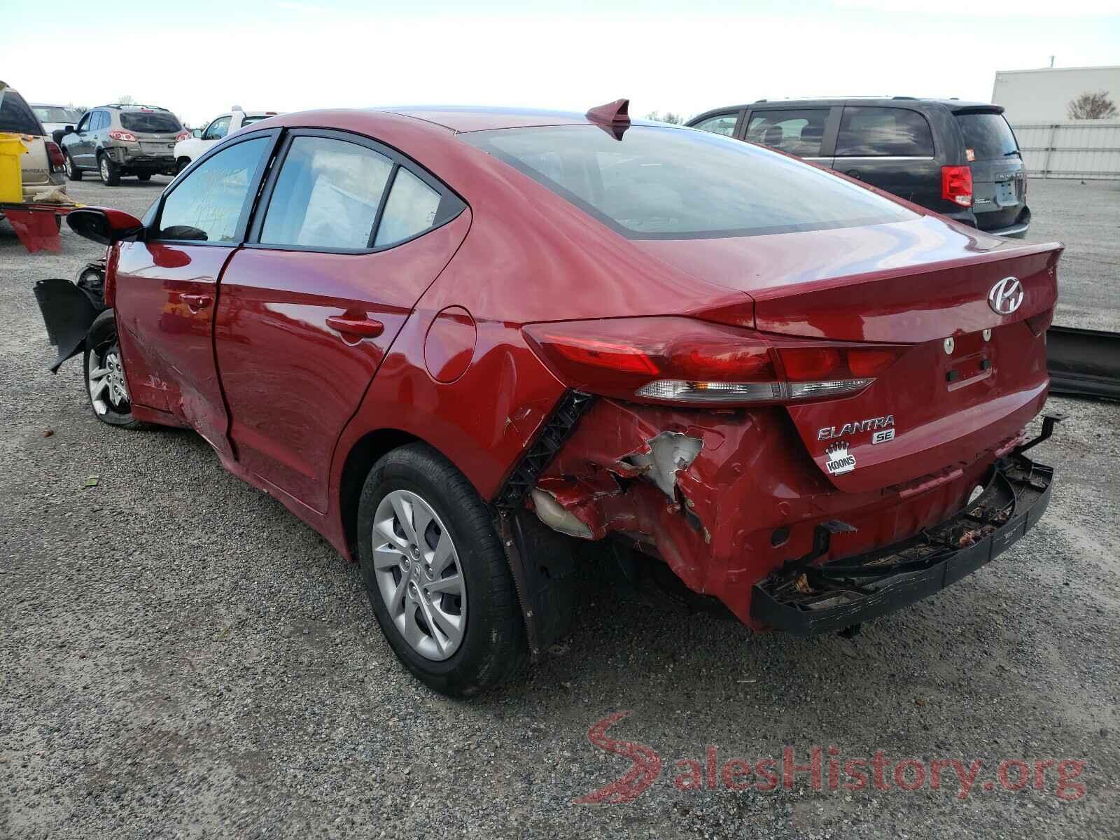 KMHD74LF4HU189854 2017 HYUNDAI ELANTRA