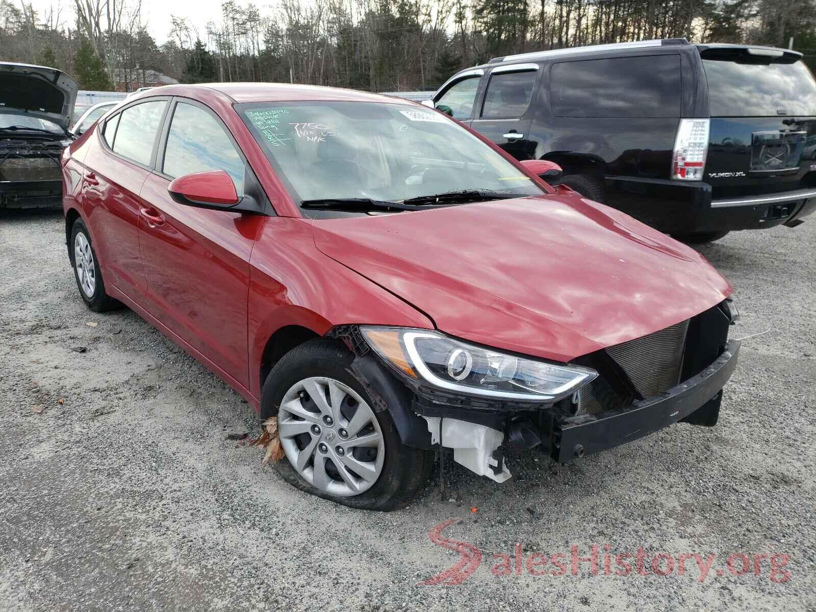 KMHD74LF4HU189854 2017 HYUNDAI ELANTRA