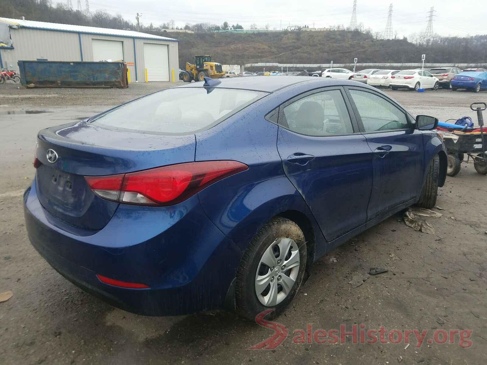 5NPDH4AE9GH799057 2016 HYUNDAI ELANTRA