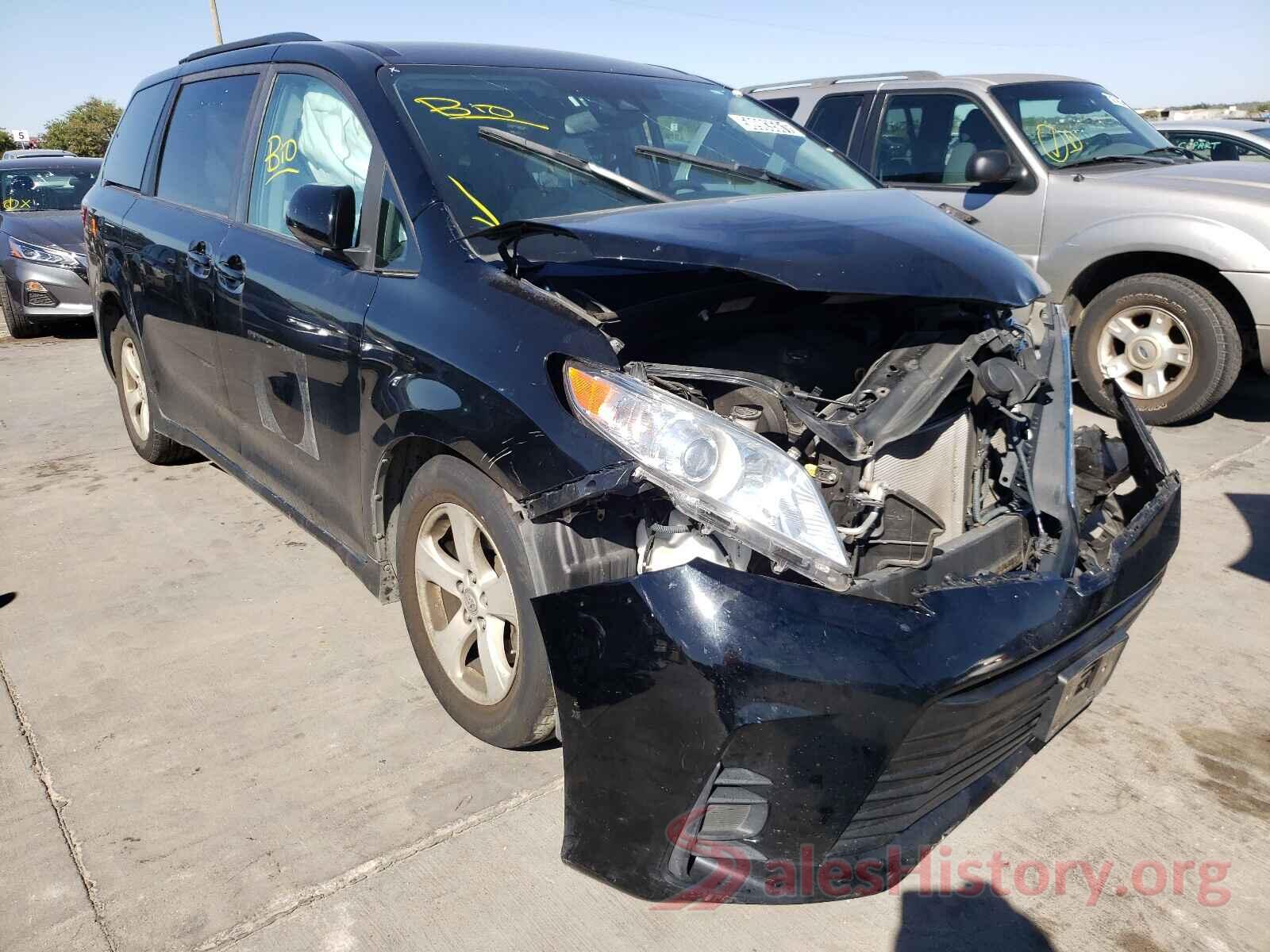 5TDKZ3DC7KS997549 2019 TOYOTA SIENNA