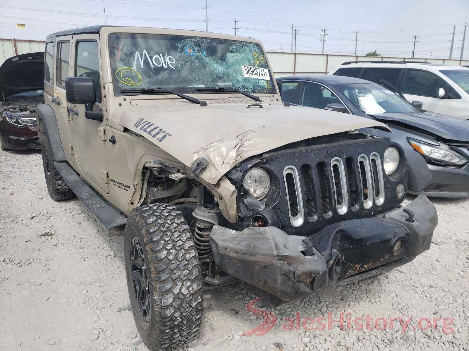 1C4BJWDGXGL288375 2016 JEEP WRANGLER