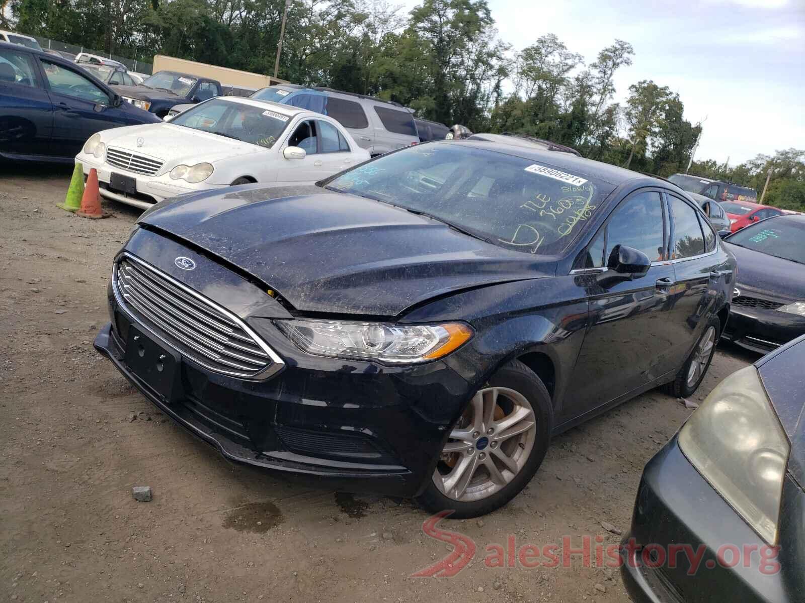 3FA6P0HDXJR153733 2018 FORD FUSION