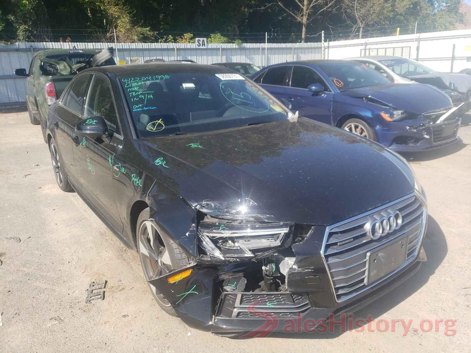 WAUENAF48HN005529 2017 AUDI A4