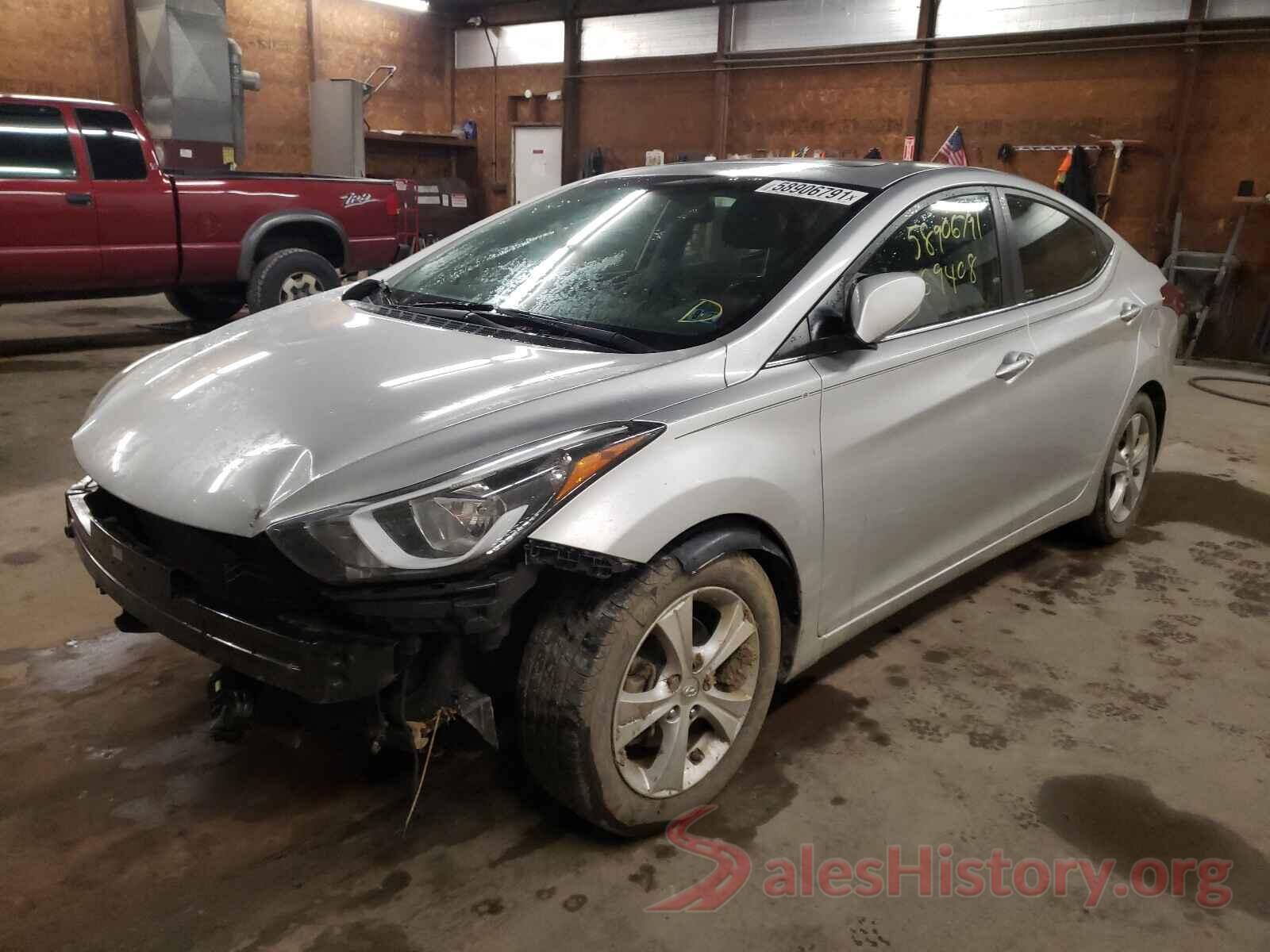 KMHDH4AE5GU579349 2016 HYUNDAI ELANTRA