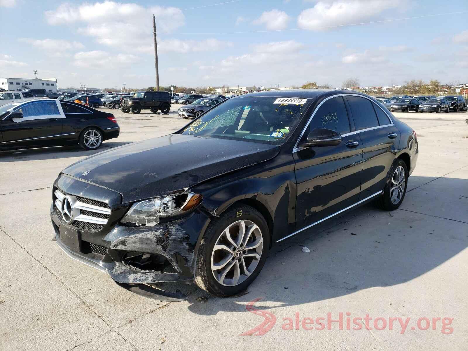 55SWF4KB8JU258881 2018 MERCEDES-BENZ C CLASS