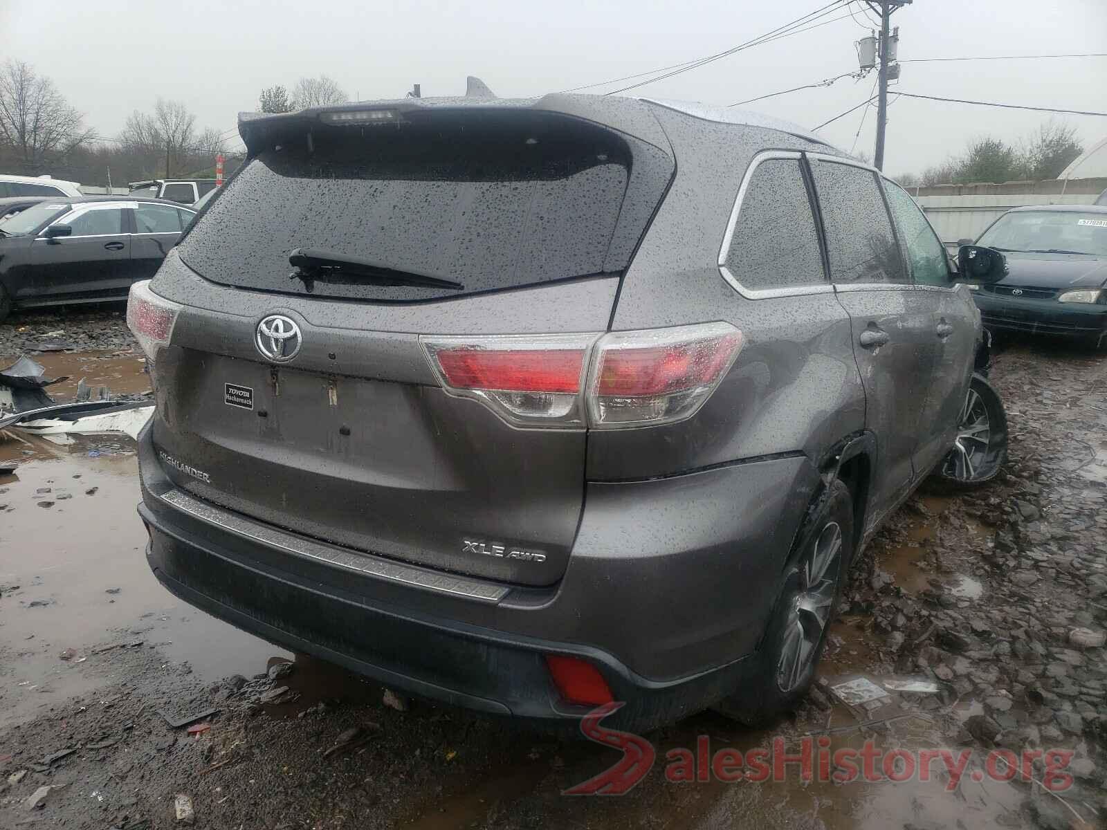 5TDJKRFH2GS237273 2016 TOYOTA HIGHLANDER