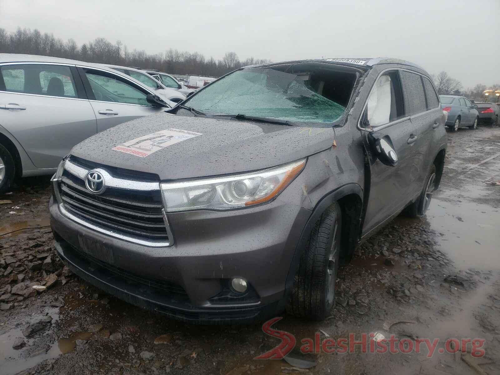 5TDJKRFH2GS237273 2016 TOYOTA HIGHLANDER