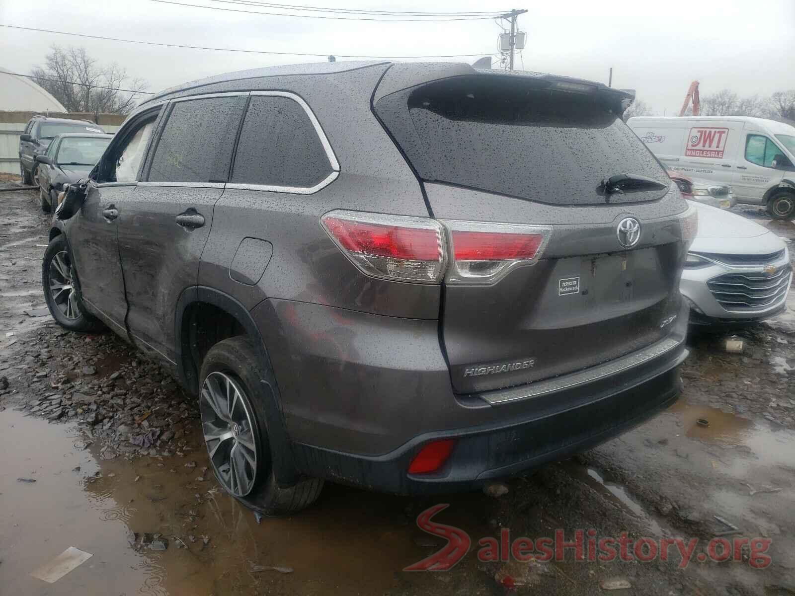 5TDJKRFH2GS237273 2016 TOYOTA HIGHLANDER