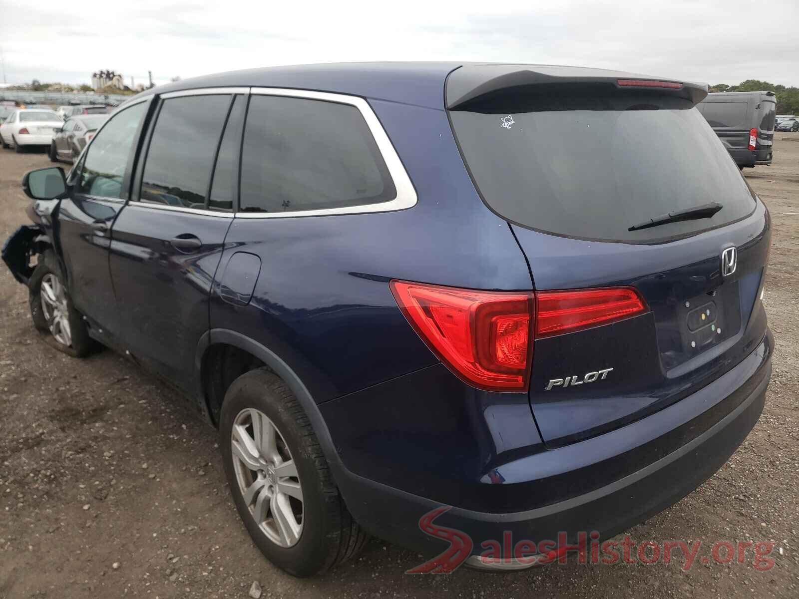 5FNYF6H12GB061492 2016 HONDA PILOT