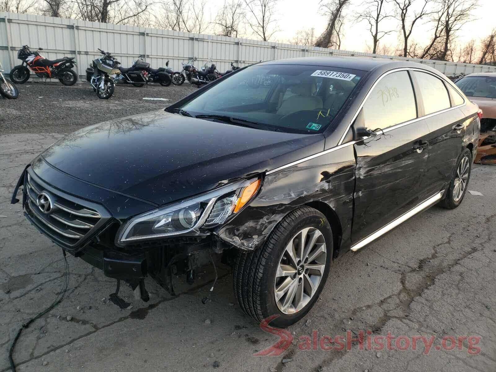 5NPE34AFXHH438174 2017 HYUNDAI SONATA