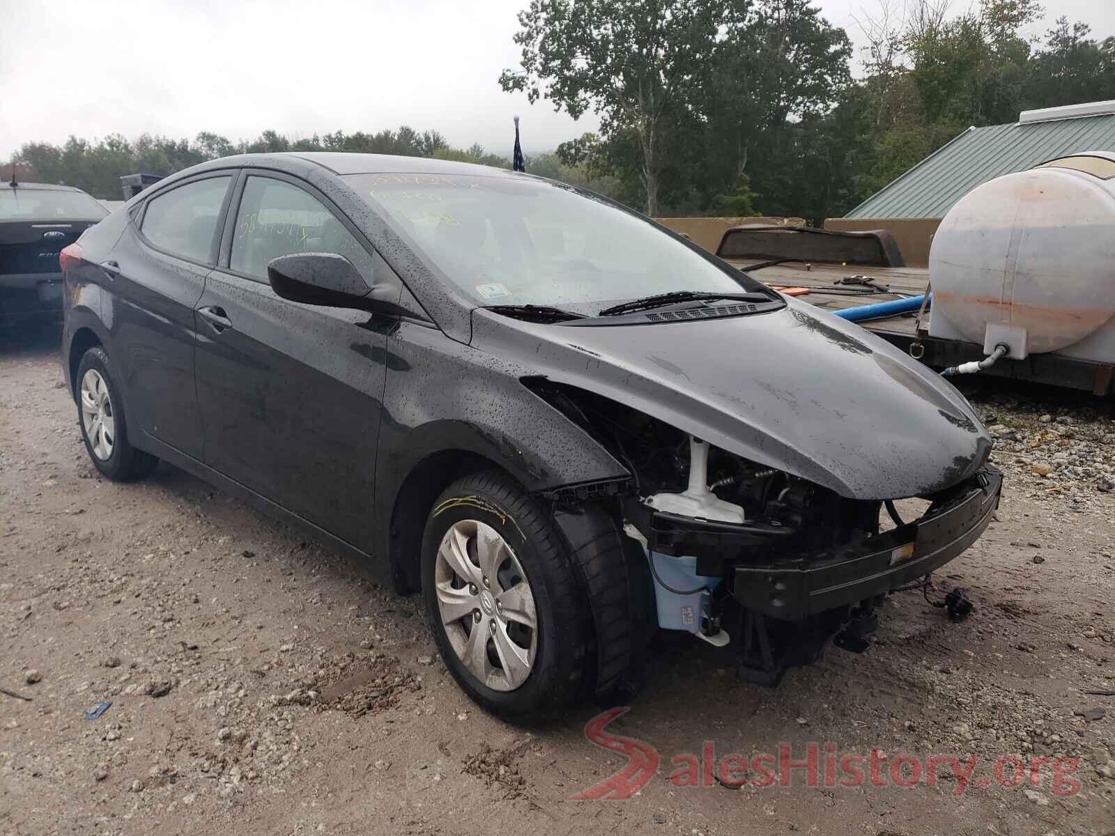 5NPDH4AE9GH736136 2016 HYUNDAI ELANTRA