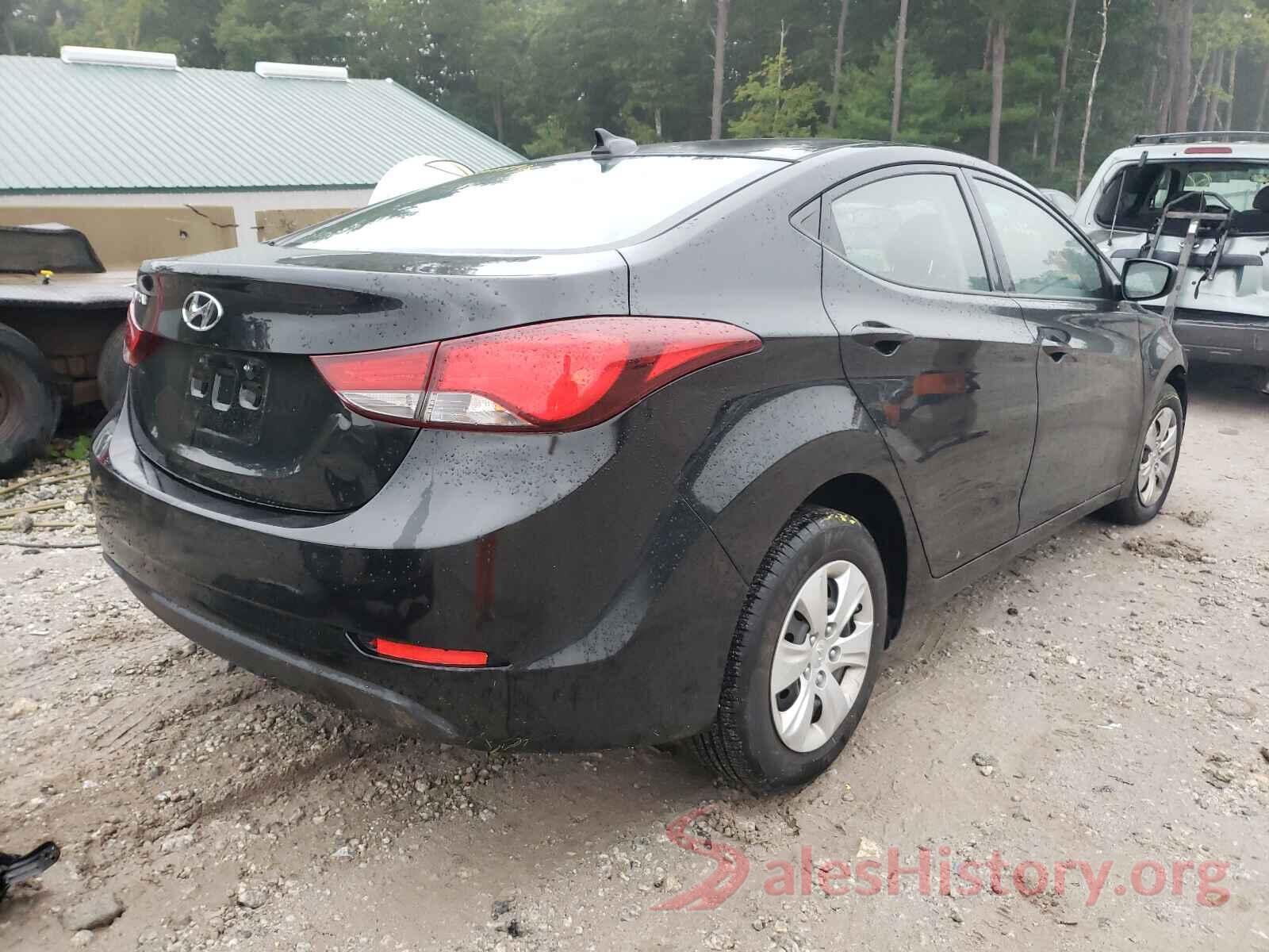 5NPDH4AE9GH736136 2016 HYUNDAI ELANTRA