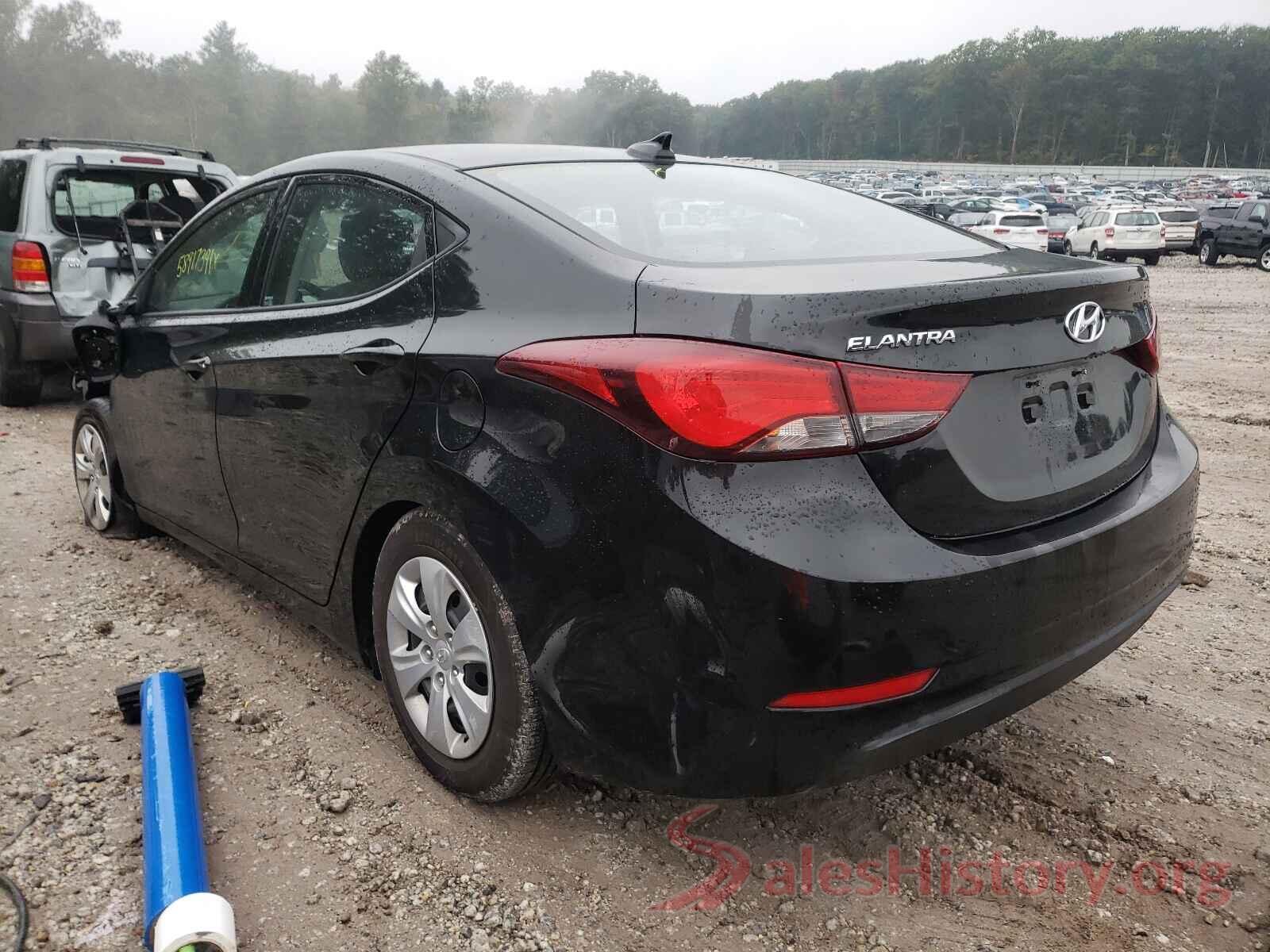 5NPDH4AE9GH736136 2016 HYUNDAI ELANTRA