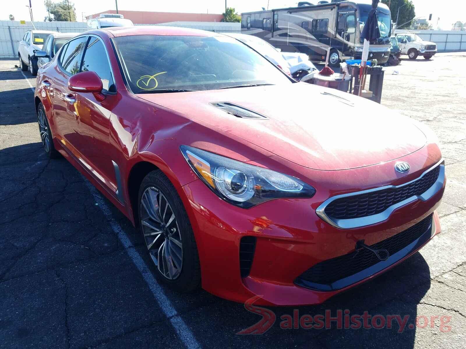 KNAE15LA1K6051444 2019 KIA STINGER