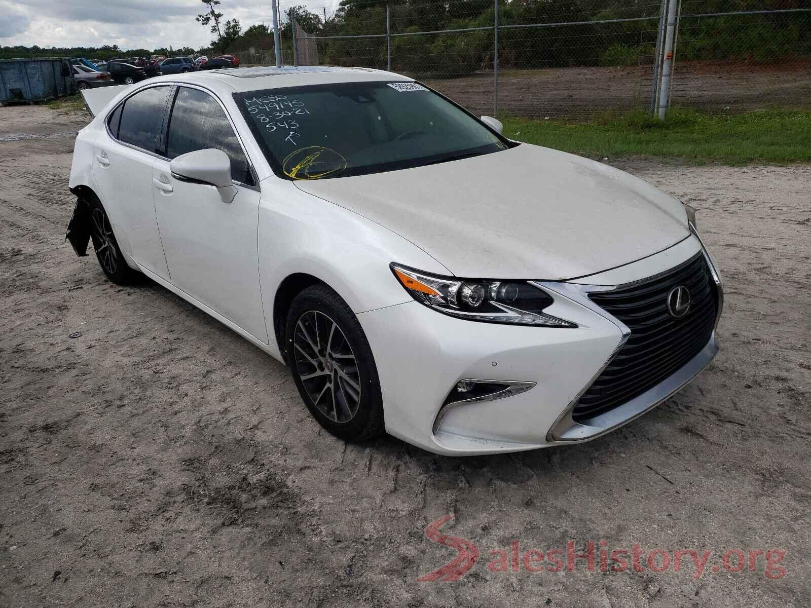 JTHBK1GG4G2232349 2016 LEXUS ES350