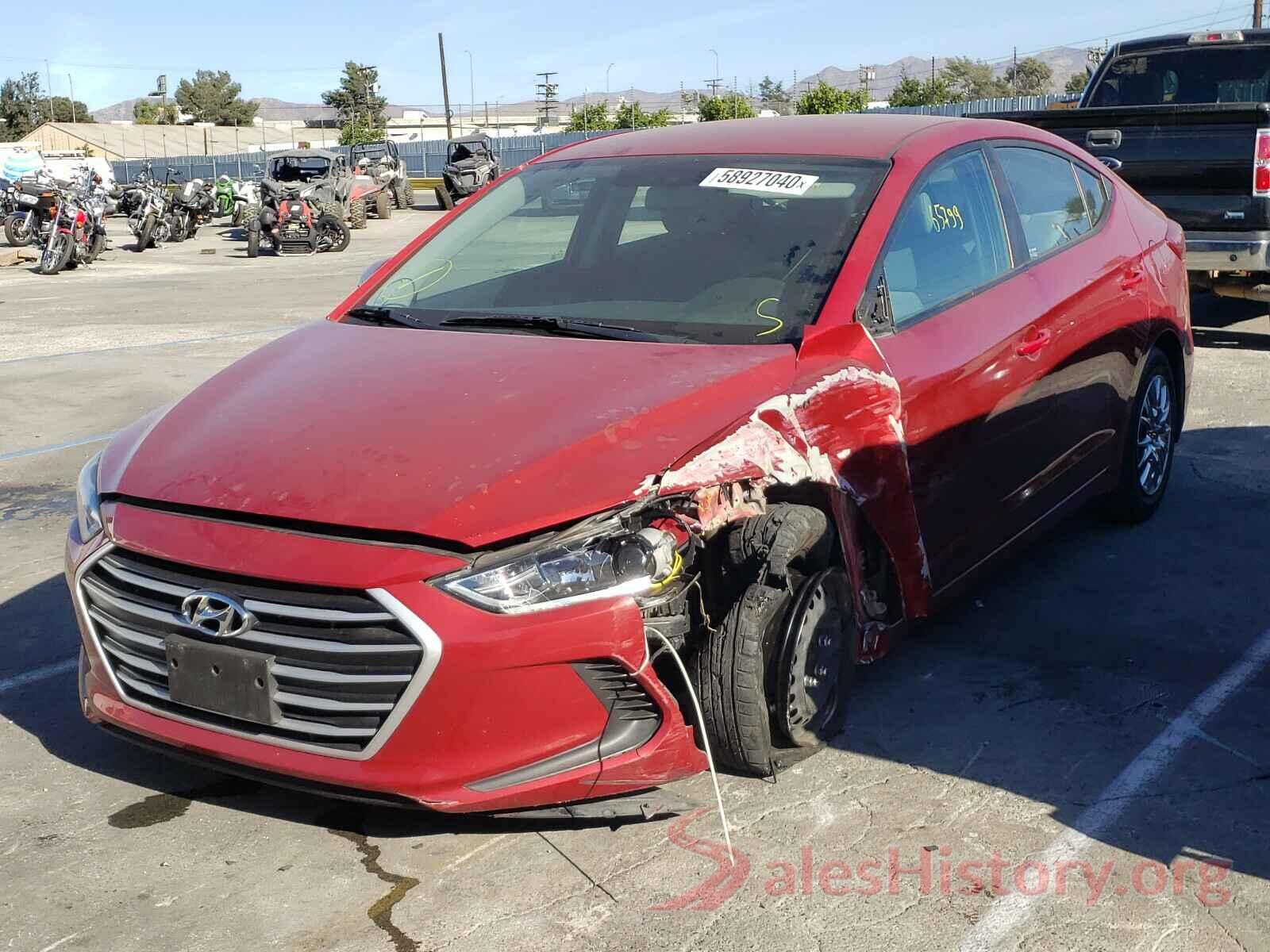 KMHD74LF4HU117925 2017 HYUNDAI ELANTRA