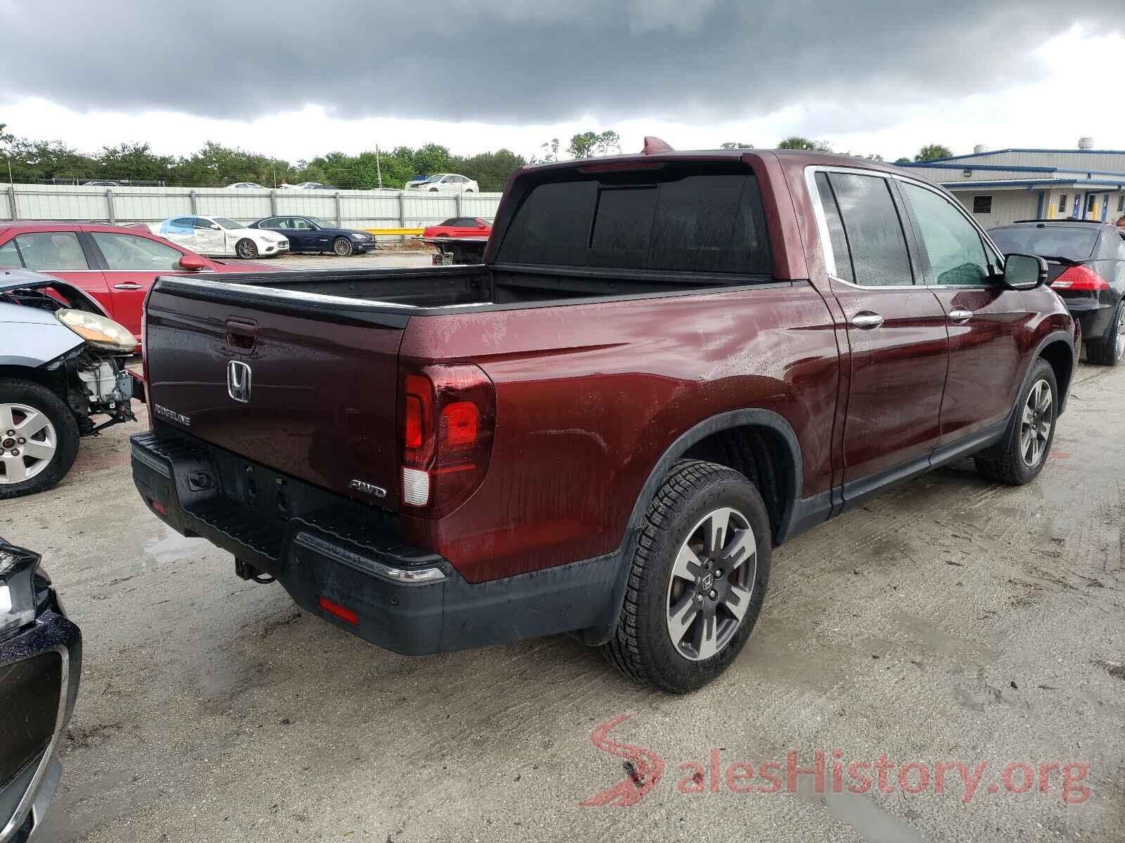 5FPYK3F77KB002567 2019 HONDA RIDGELINE