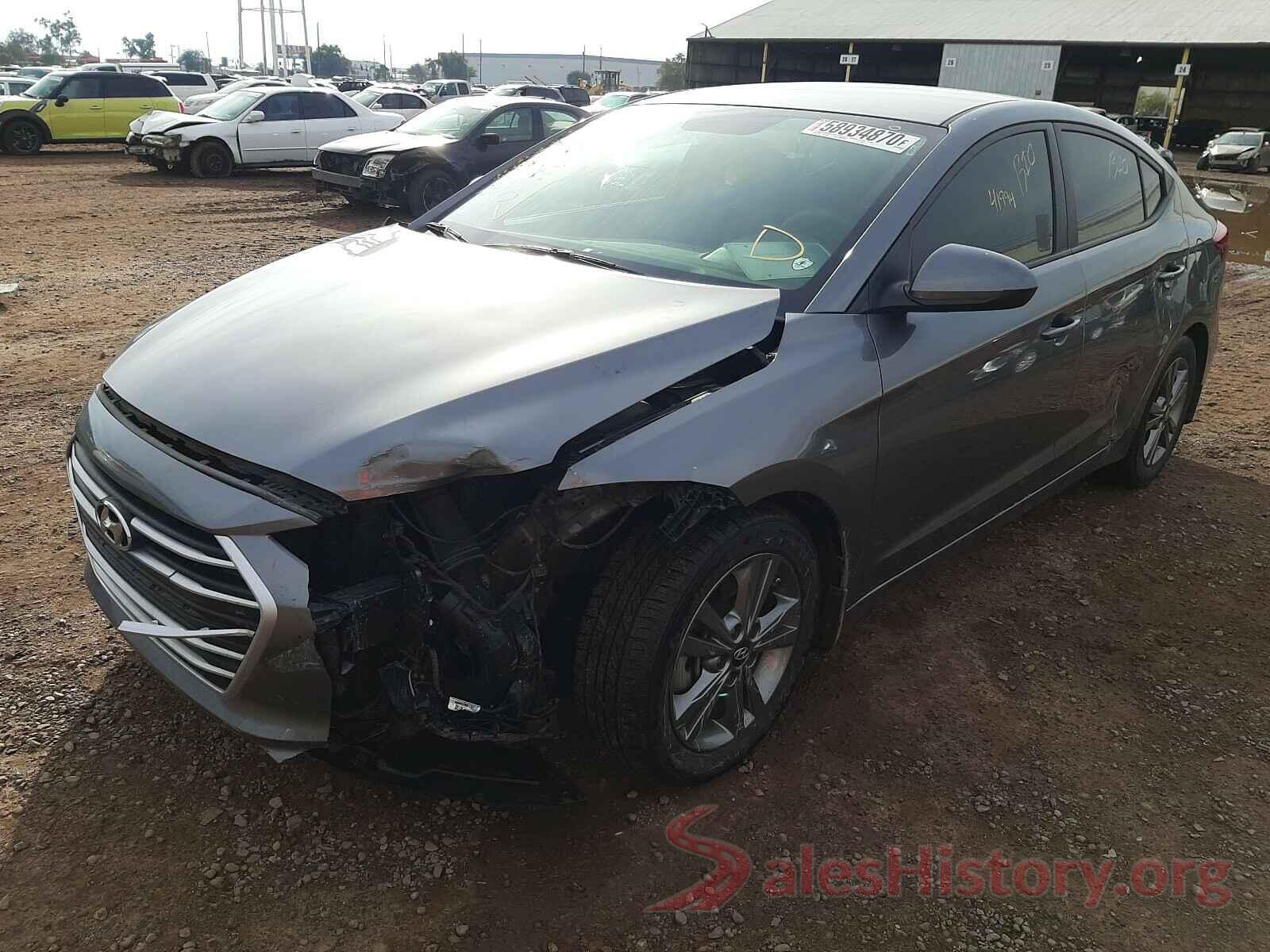 5NPD84LF8JH252407 2018 HYUNDAI ELANTRA