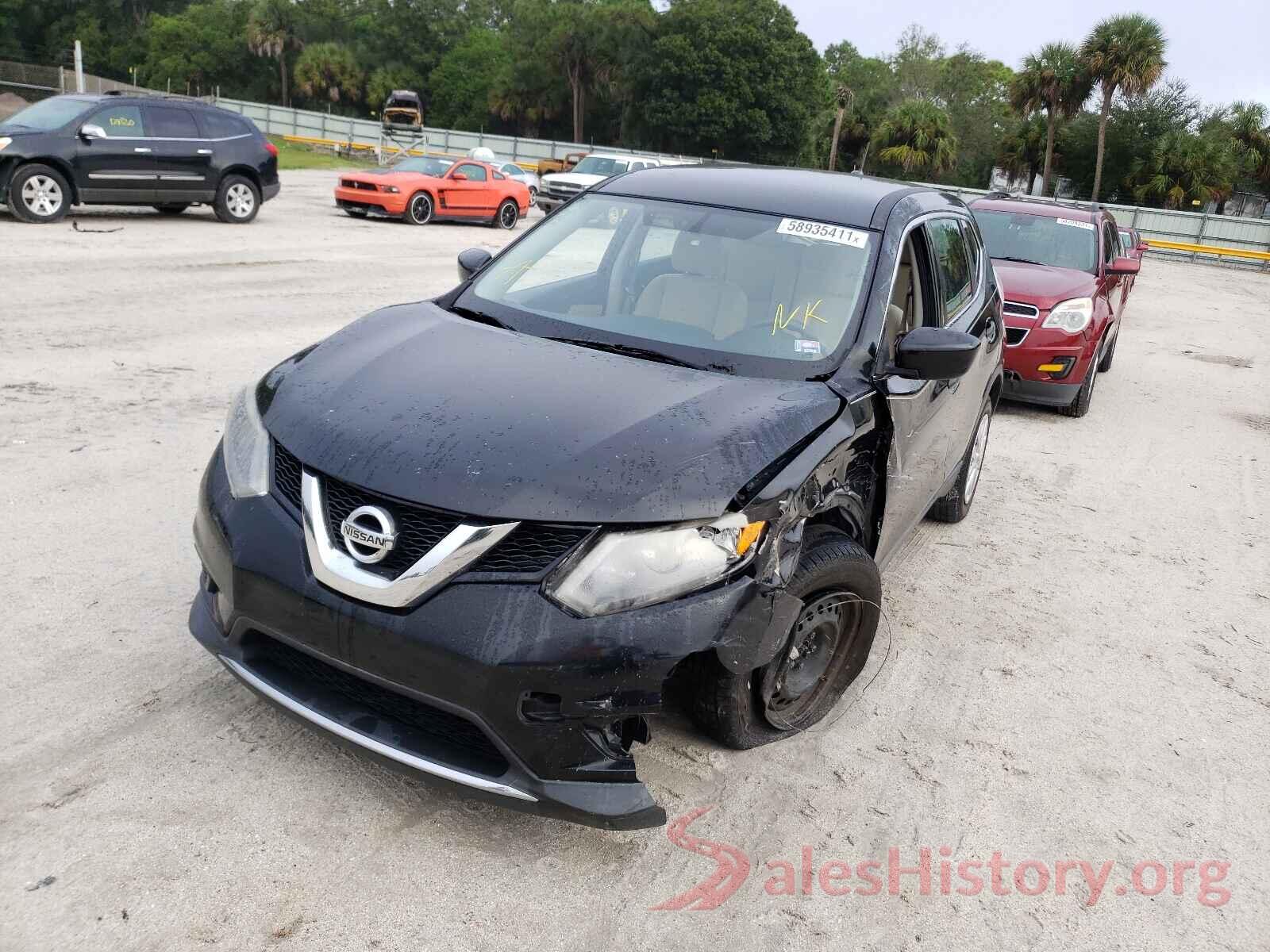 KNMAT2MT3GP603960 2016 NISSAN ROGUE